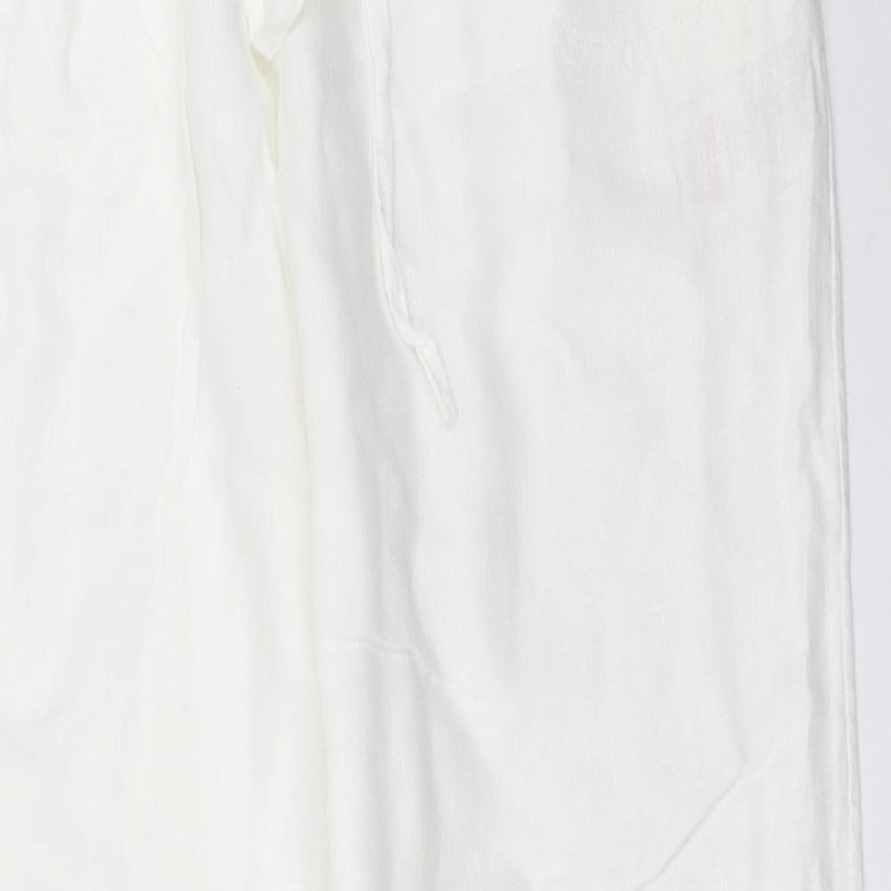 Hobbs Womens White   Trousers  Size 12 L29 in