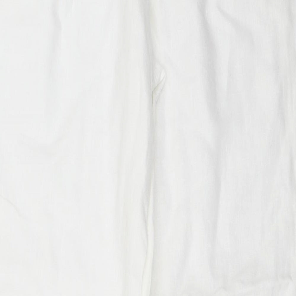 Hobbs Womens White   Trousers  Size 12 L29 in