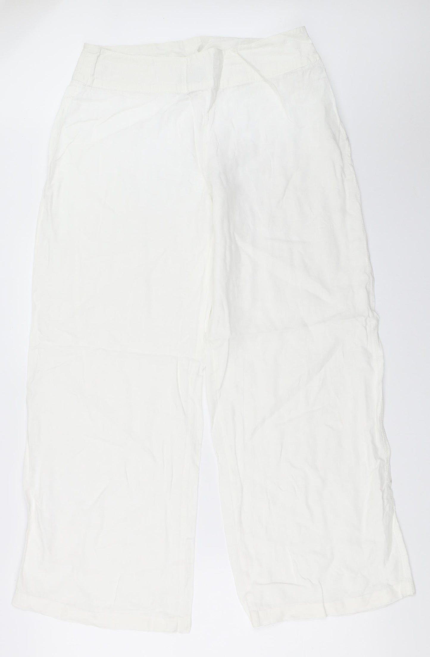 Weekend Max Mara Womens White   Trousers  Size 14 L29 in