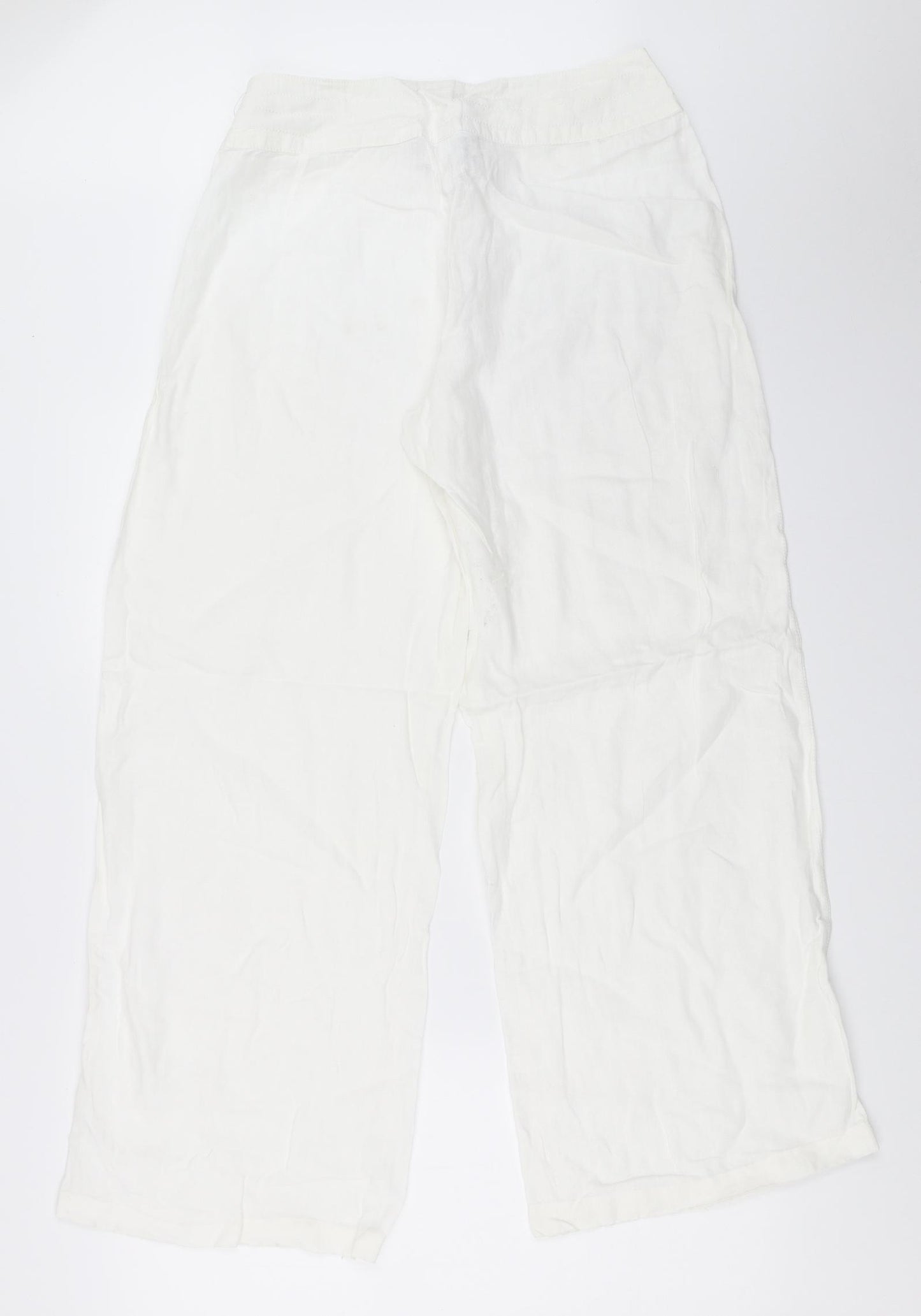 Weekend Max Mara Womens White   Trousers  Size 14 L29 in