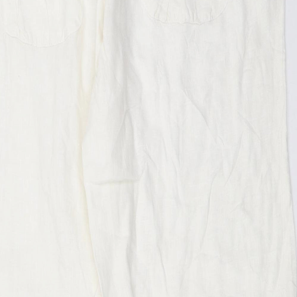 River Island Womens White   Trousers  Size 16 L33 in