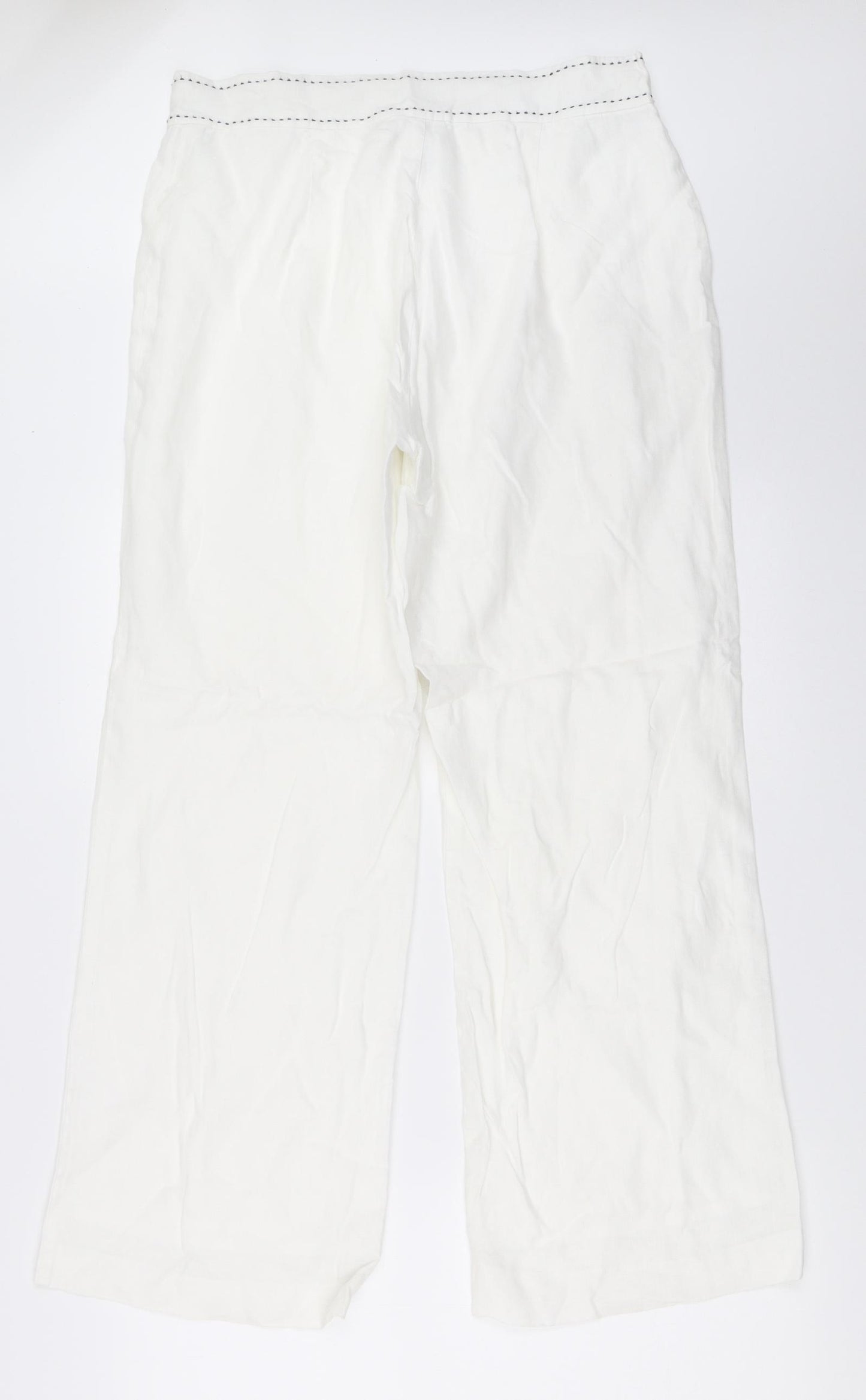 Minuet Womens White   Trousers  Size 14 L29 in