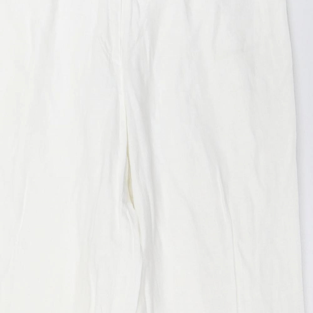 Minuet Womens White   Trousers  Size 14 L29 in
