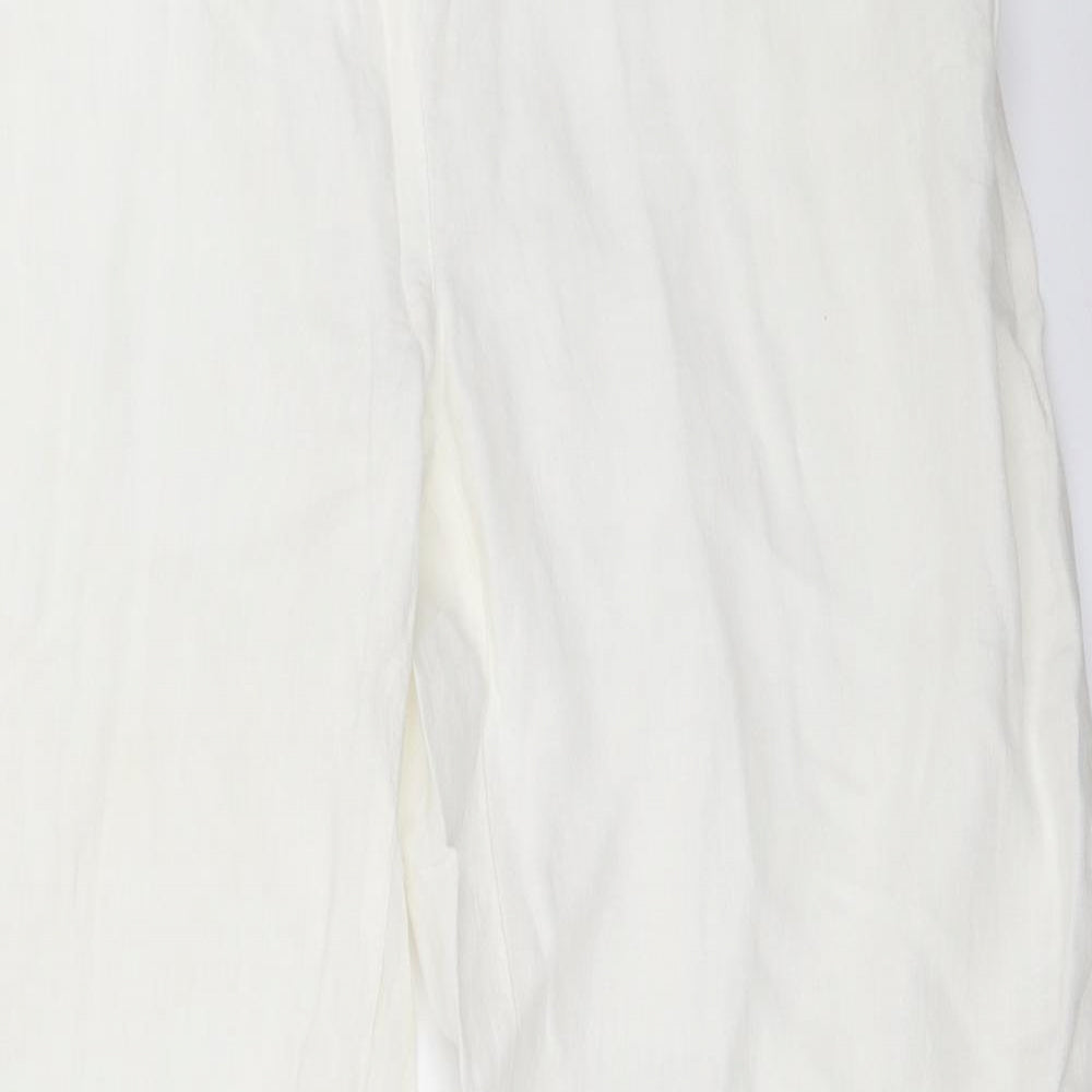 Cannisse Womens White   Trousers  Size 20 L33 in