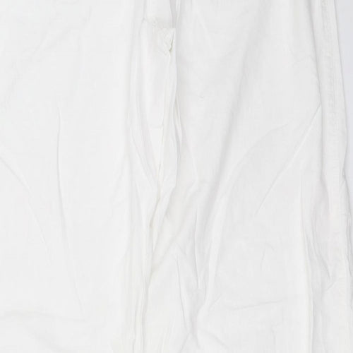 NEXT Womens White   Trousers  Size 14 L29 in