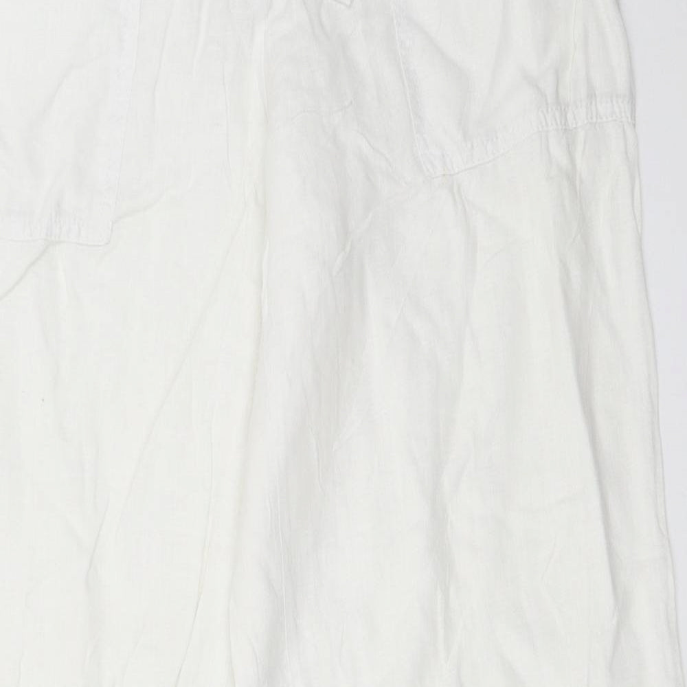 Atmosphere Womens White   Trousers  Size 8 L30 in