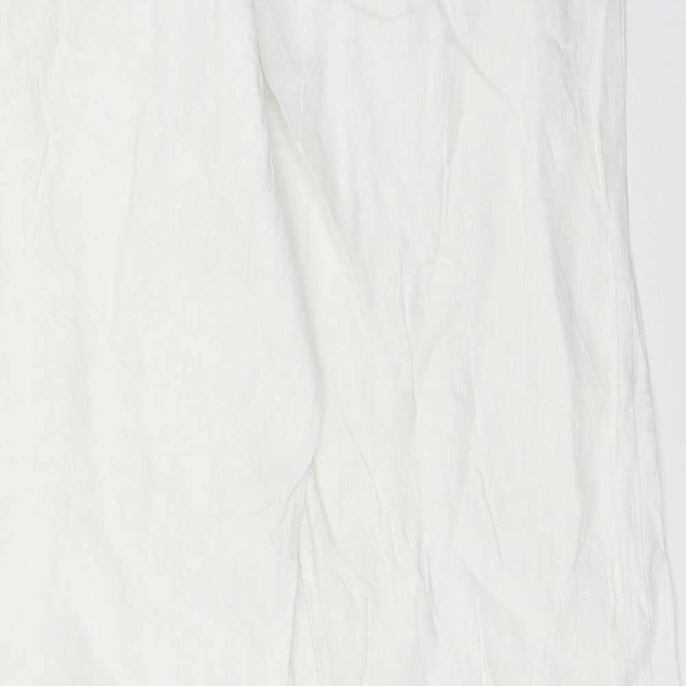 Atmosphere Womens White   Trousers  Size 8 L30 in