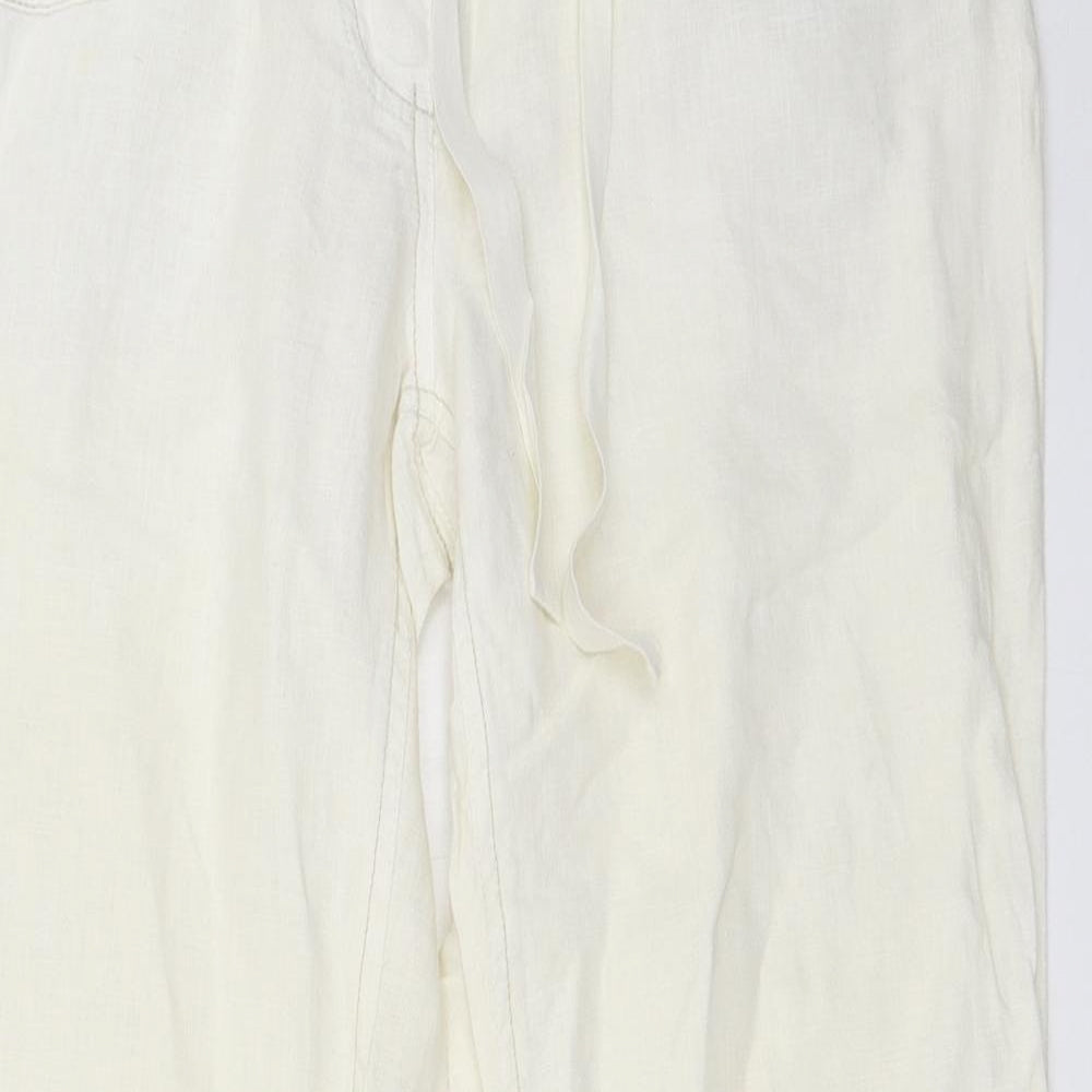 Atmosphere Womens White   Trousers  Size 12 L30 in