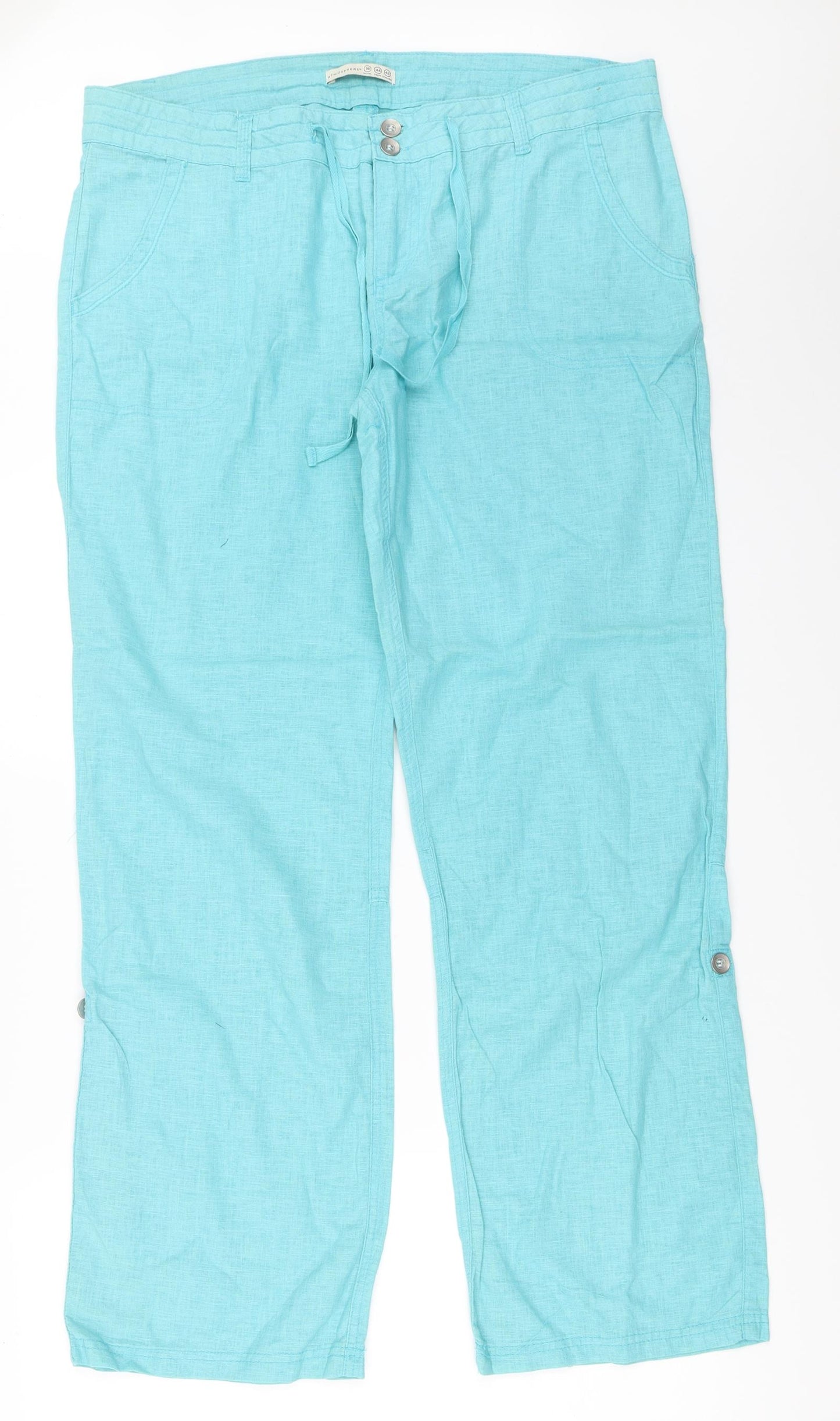 Atmosphere Womens Blue   Trousers  Size 16 L31 in