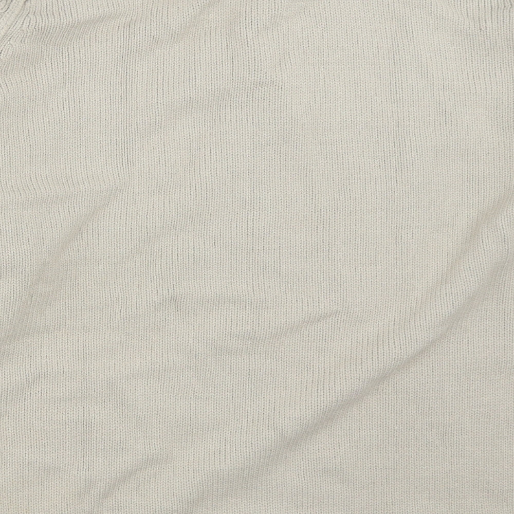 Cedar Wood State Mens Beige   Henley Jumper Size S