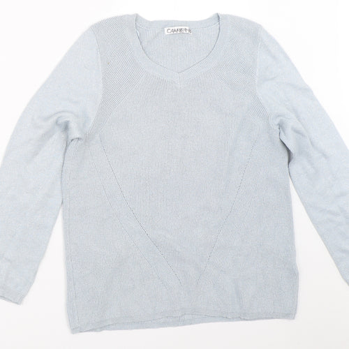 Marks and Spencer Womens Blue   Pullover Jumper Size 12