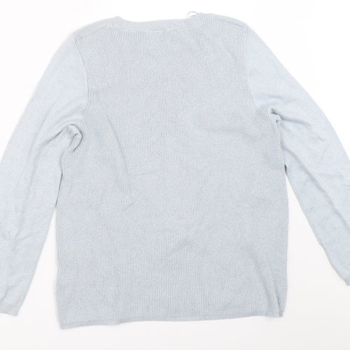 Marks and Spencer Womens Blue   Pullover Jumper Size 12