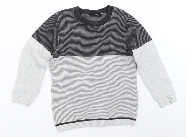 George Boys Grey Pullover Jumper Size 8-9 Years