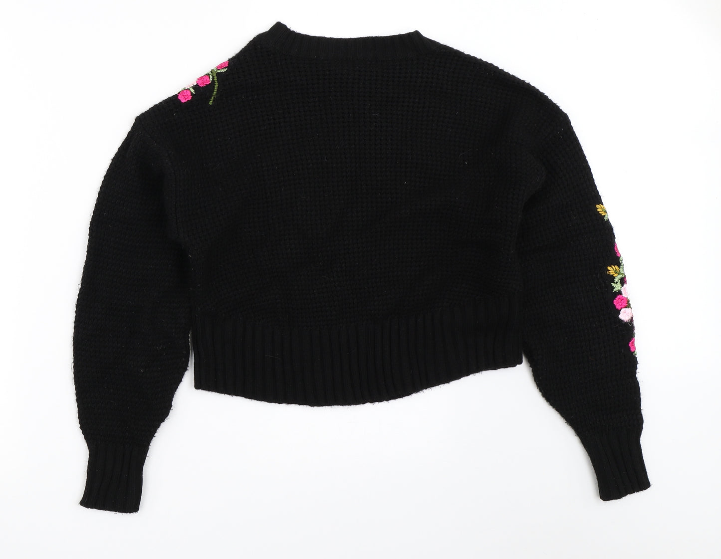 Topshop Womens Black   Pullover Jumper Size XS