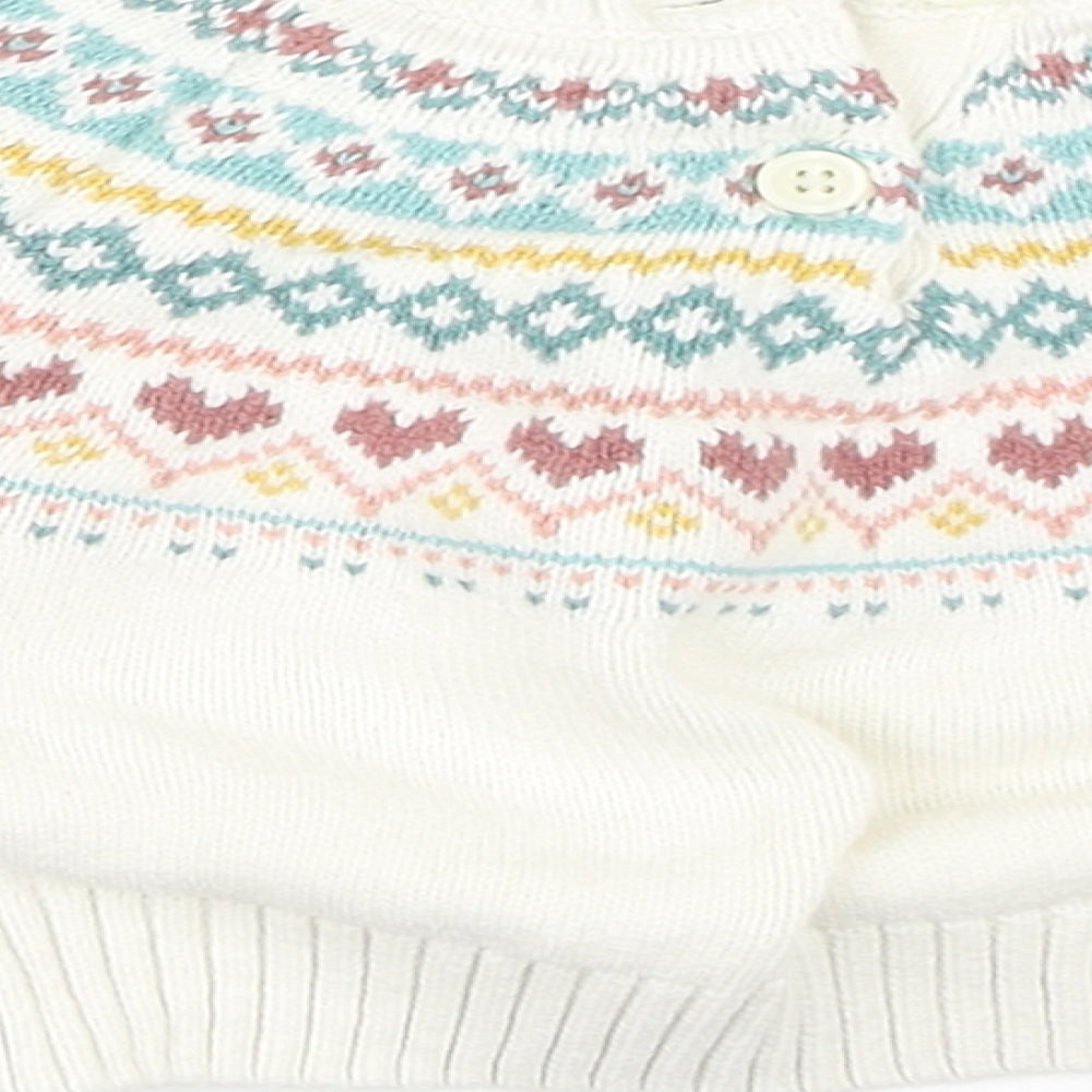 NEXT Girls Ivory   Pullover Jumper Size 12-18 Months