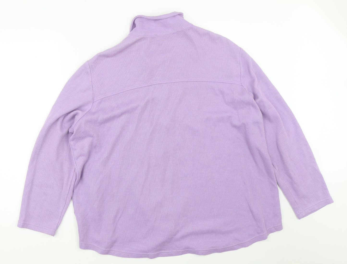 East Coast Womens Purple   Basic Button-Up Size 22