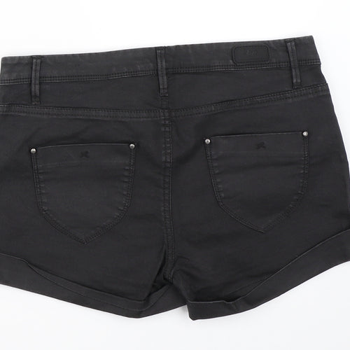 Preworn Womens Black   Hot Pants Shorts Size 38
