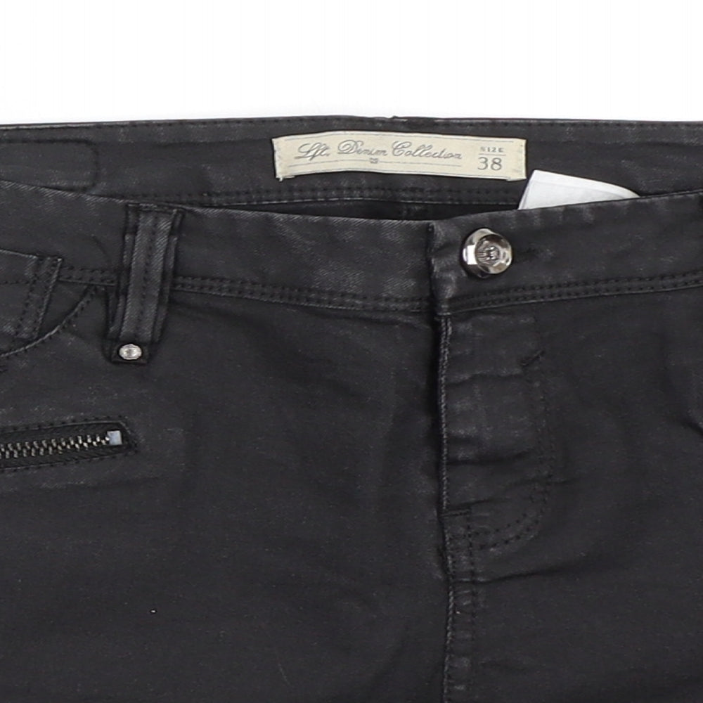 Preworn Womens Black   Hot Pants Shorts Size 38