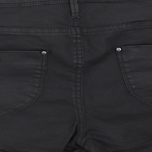 Preworn Womens Black   Hot Pants Shorts Size 38