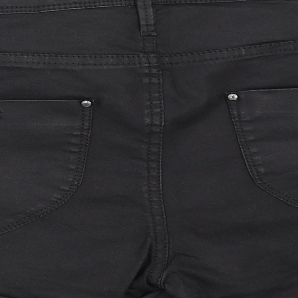 Preworn Womens Black   Hot Pants Shorts Size 38