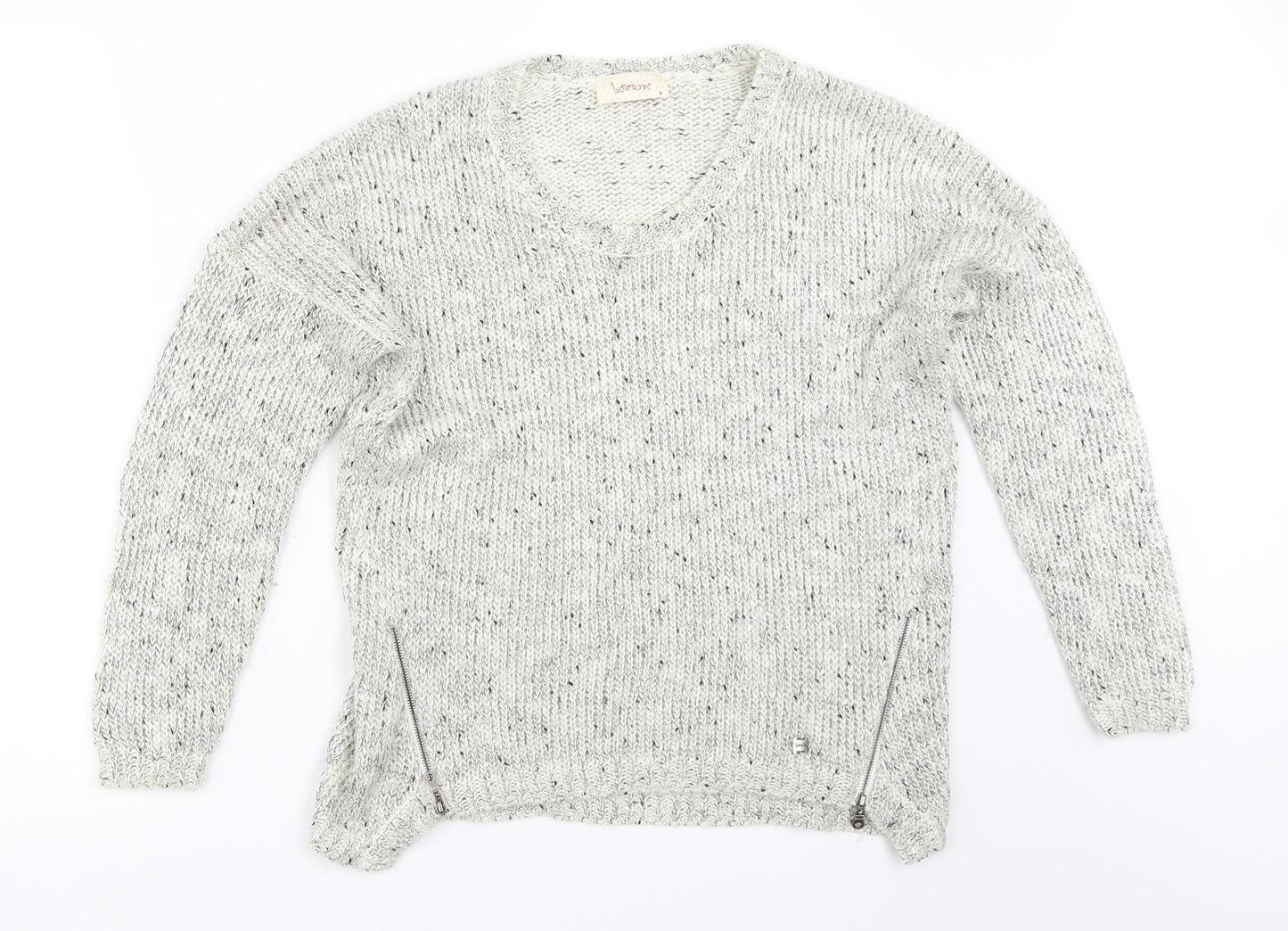 In Town Womens Grey   Pullover Jumper Size S