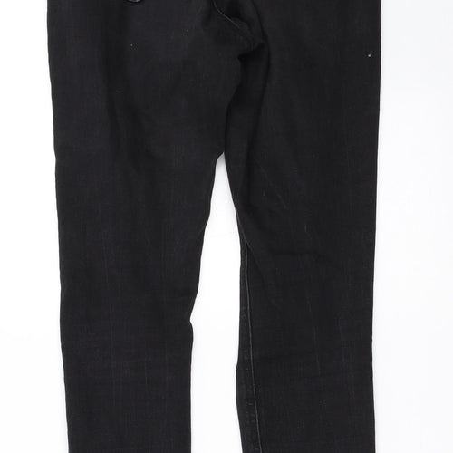 Missguided Womens Black  Denim Skinny Jeans Size 10 L28.5 in