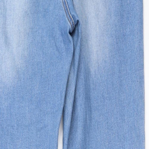Missguided Womens Blue  Denim Skinny Jeans Size 10 L28.5 in