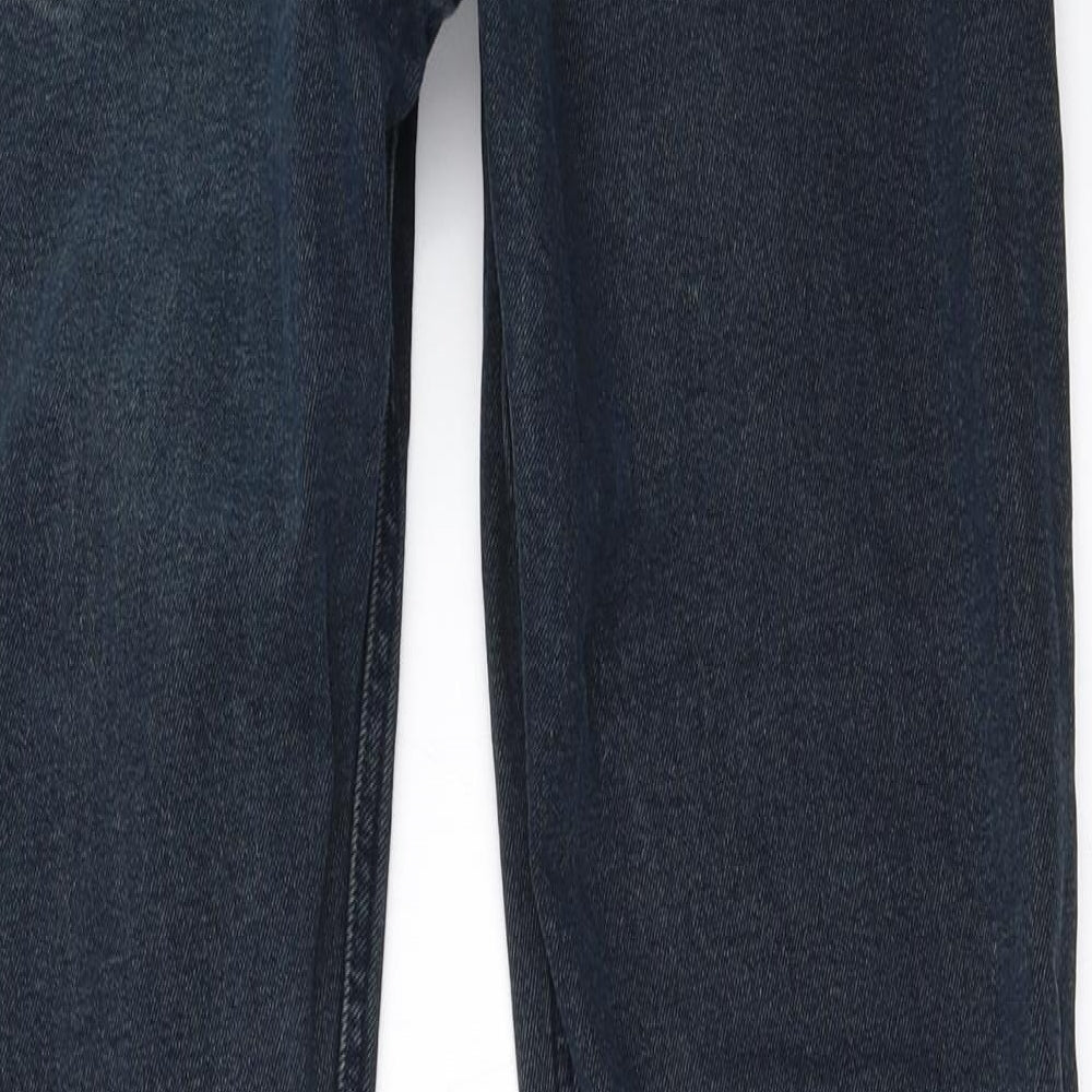 H&M Mens Blue  Denim Straight Jeans Size 34 in L31 in