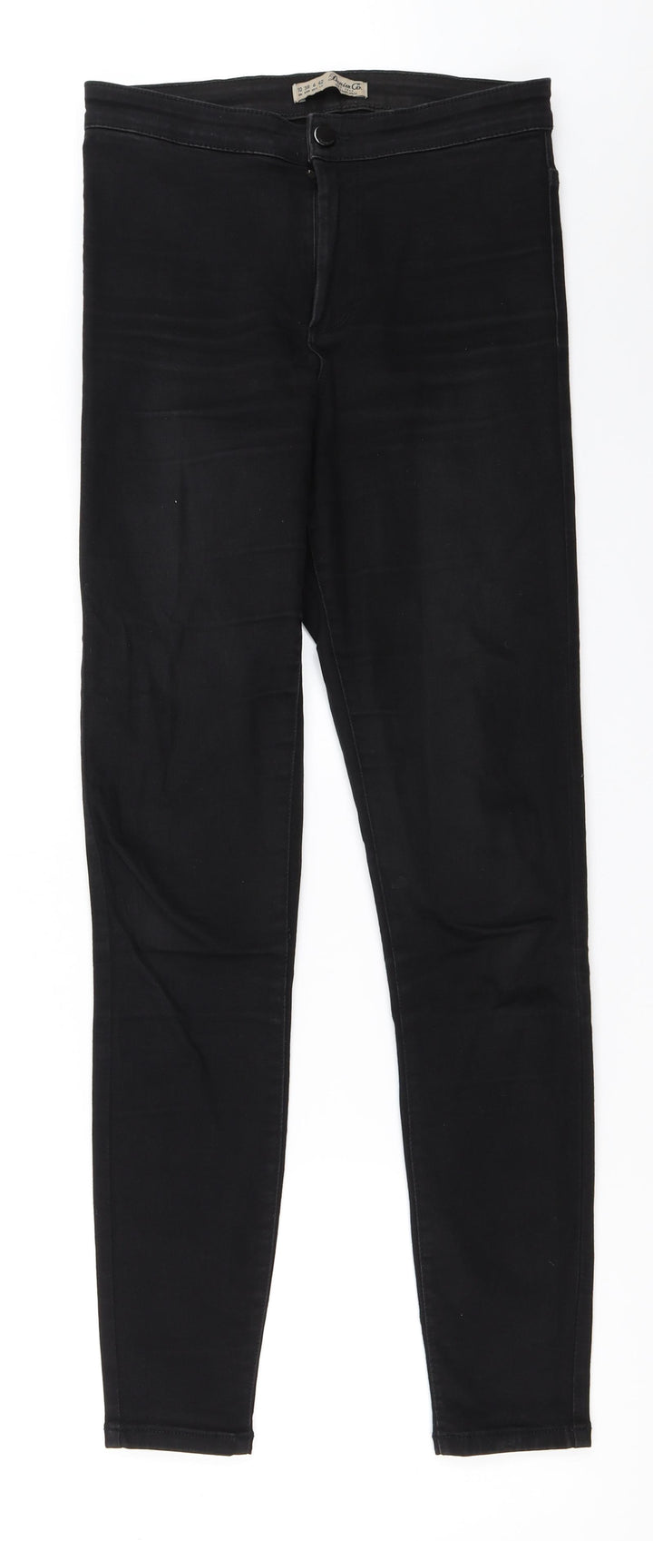 Primark Womens Black Skinny Jeans Size 10 L29.5 in