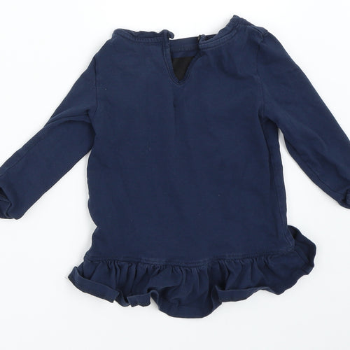Blue Zoo Girls Blue   Basic T-Shirt Size 12-18 Months