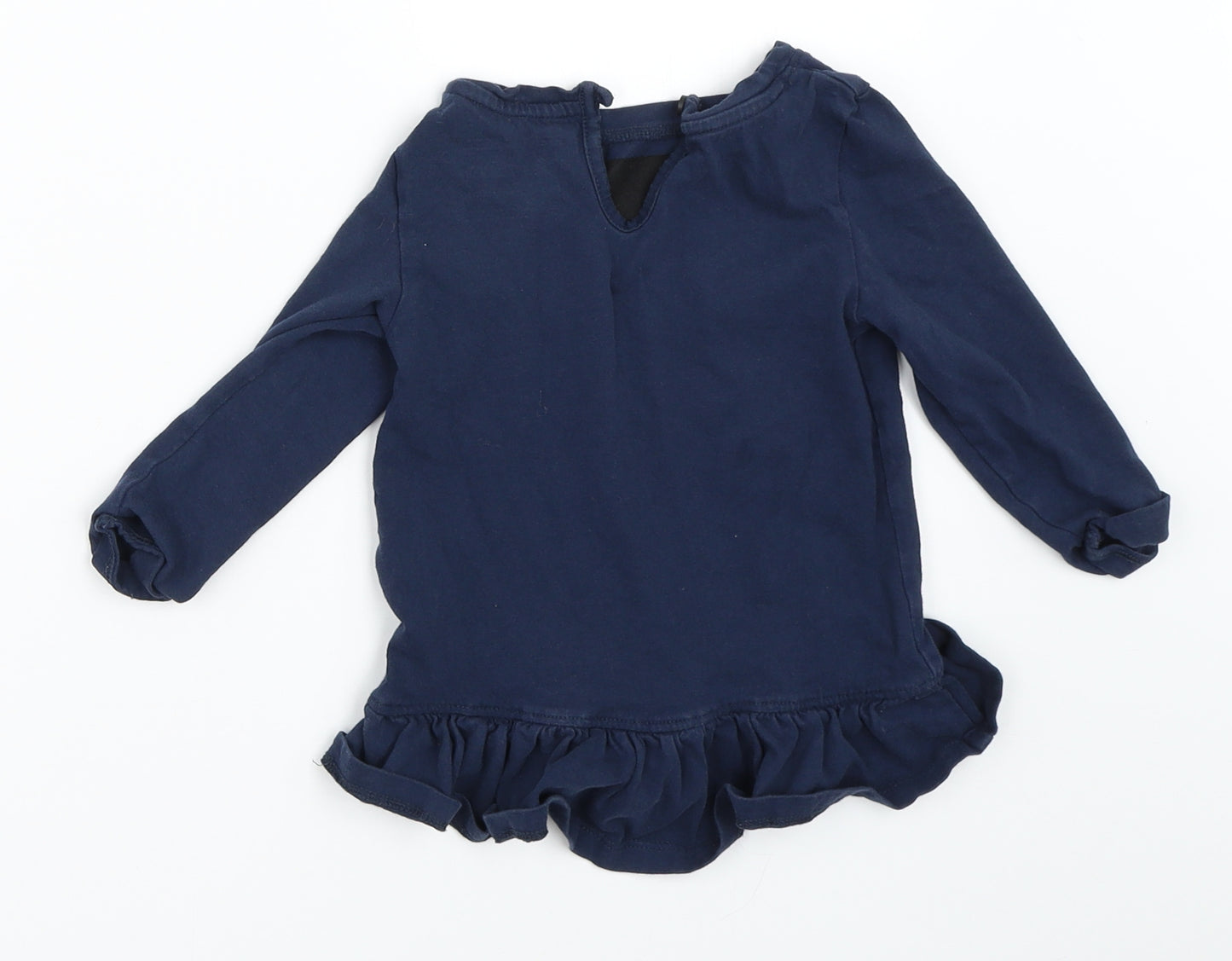 Blue Zoo Girls Blue   Basic T-Shirt Size 12-18 Months