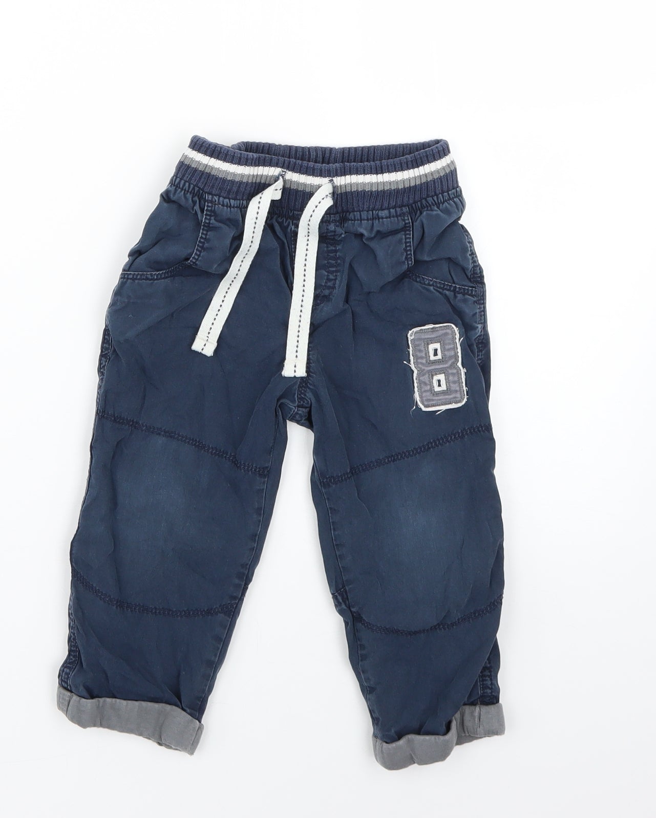 Marks and Spencer Baby Blue   Cropped Jeans Size 18-24 Months