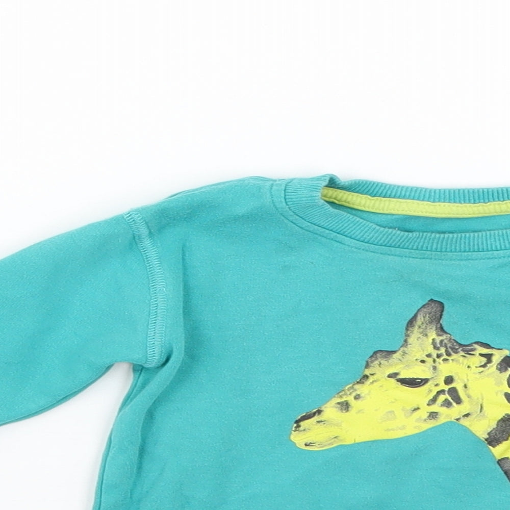 NXT Baby Green Geometric  Pullover Jumper Size 18-24 Months