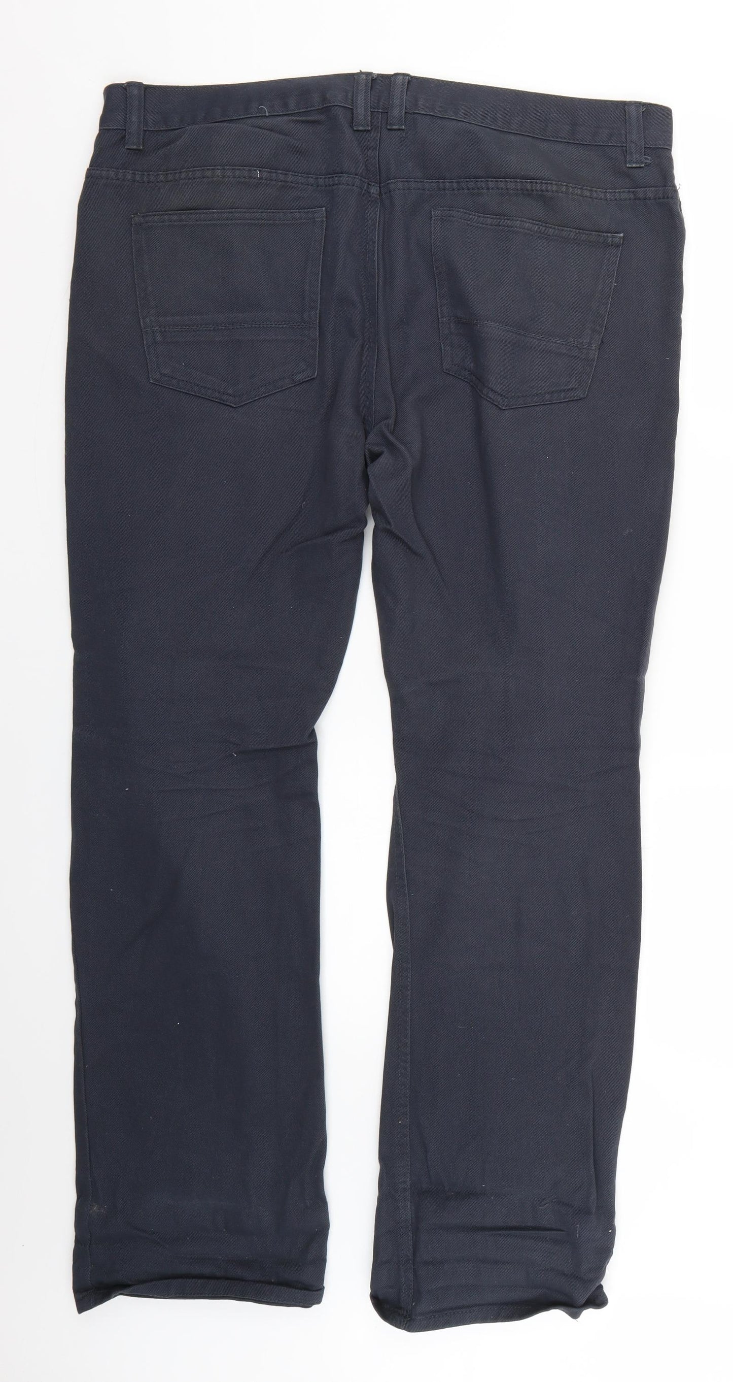 Denim & Co. Mens Blue   Straight Jeans Size 32 L27 in
