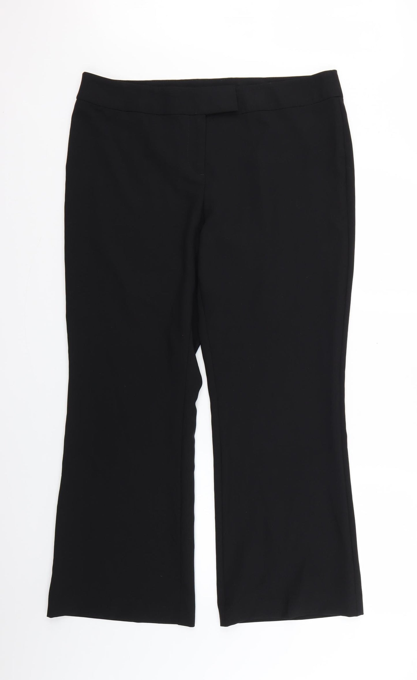 George Womens Black   Trousers  Size 16 L26 in