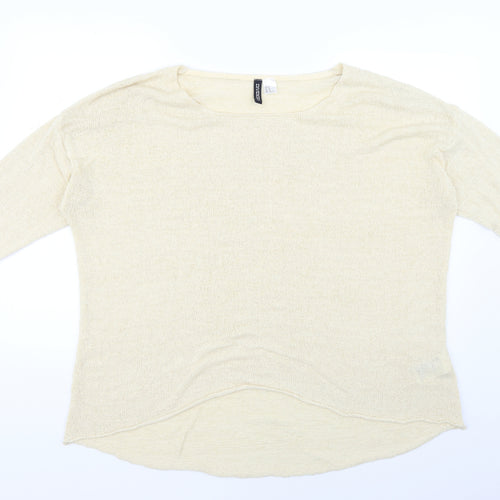 H&M Womens Beige   Pullover Jumper Size XL
