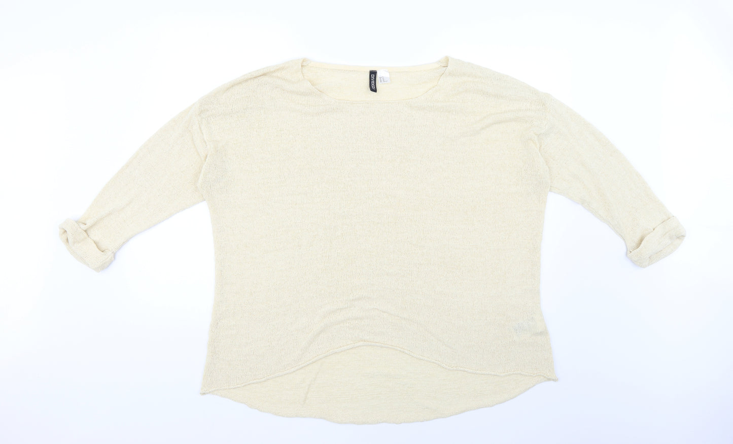 H&M Womens Beige   Pullover Jumper Size XL