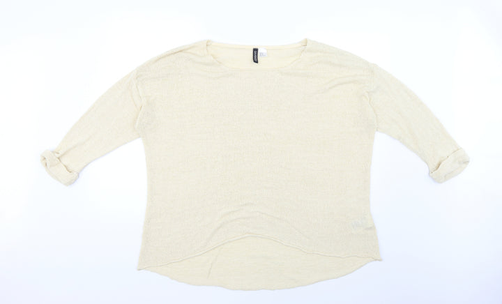 H&M Womens Beige   Pullover Jumper Size XL