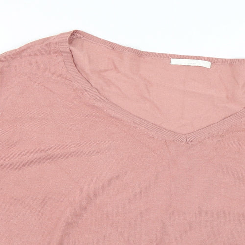 H&M Womens Pink   Pullover Jumper Size XL
