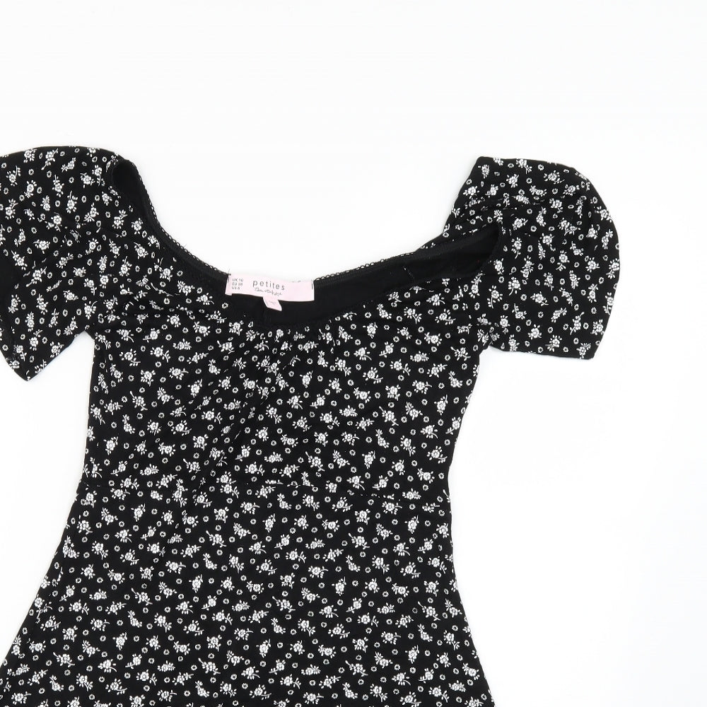 Miss Selfridge Womens Beige Floral  Bodycon  Size 10