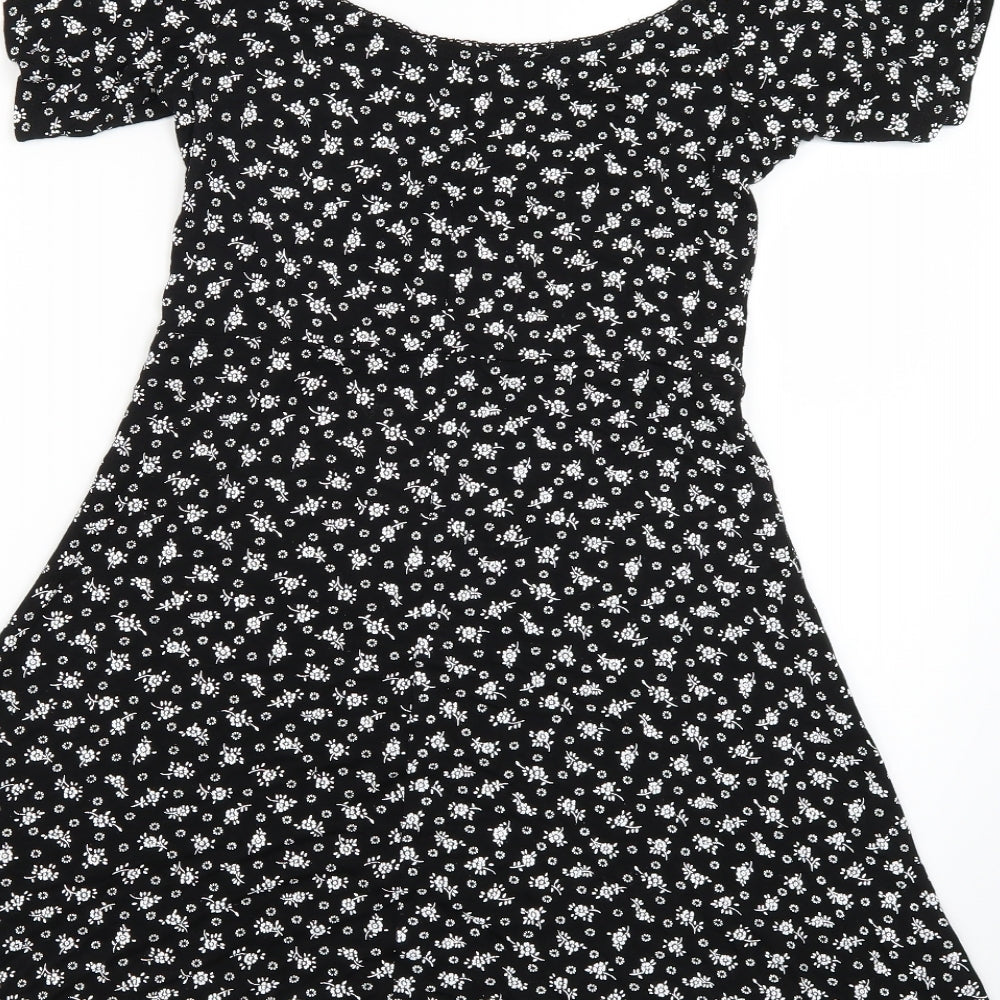 Miss Selfridge Womens Beige Floral  Bodycon  Size 10