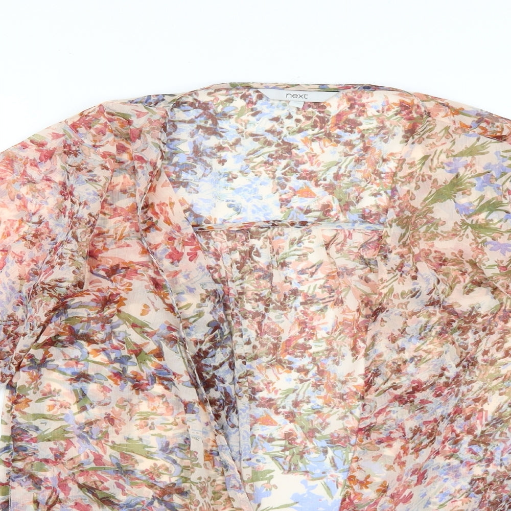 NEXT Womens Multicoloured Floral  Cardigan Jumper Size 14