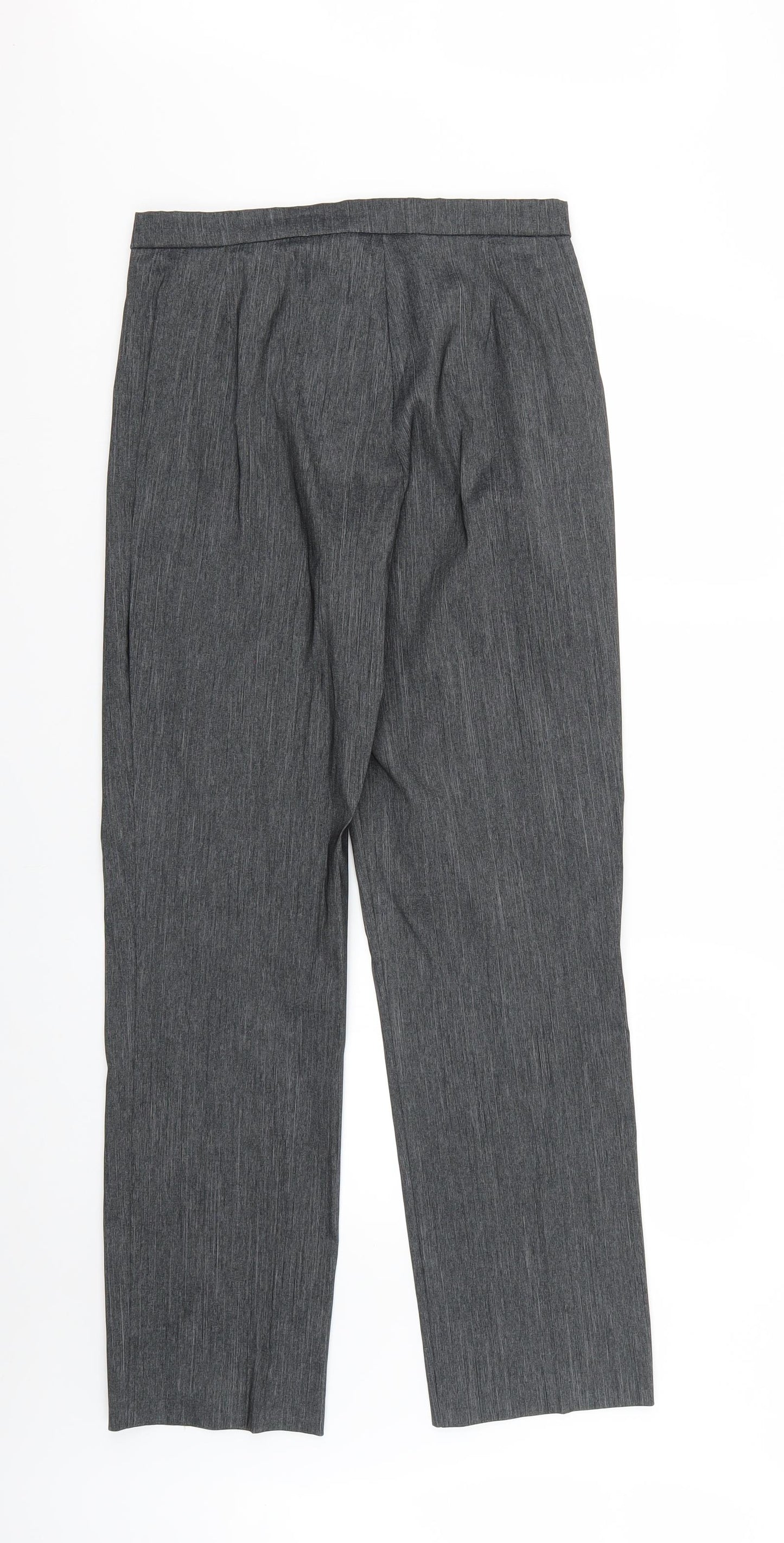 George Womens Grey   Trousers  Size 14 L29 in
