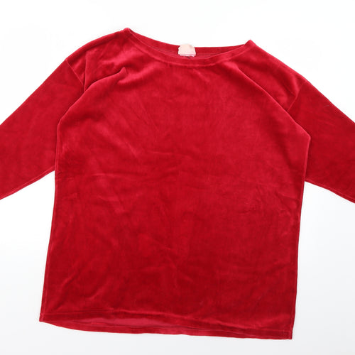 ppreworn Womens Red   Pullover Jumper One Size
