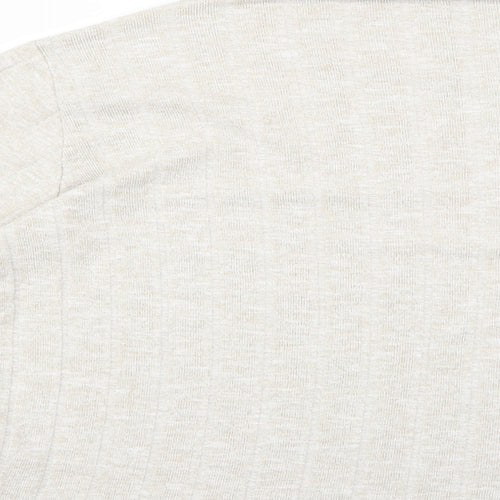 Marks and Spencer Womens Beige   Pullover Jumper Size 14