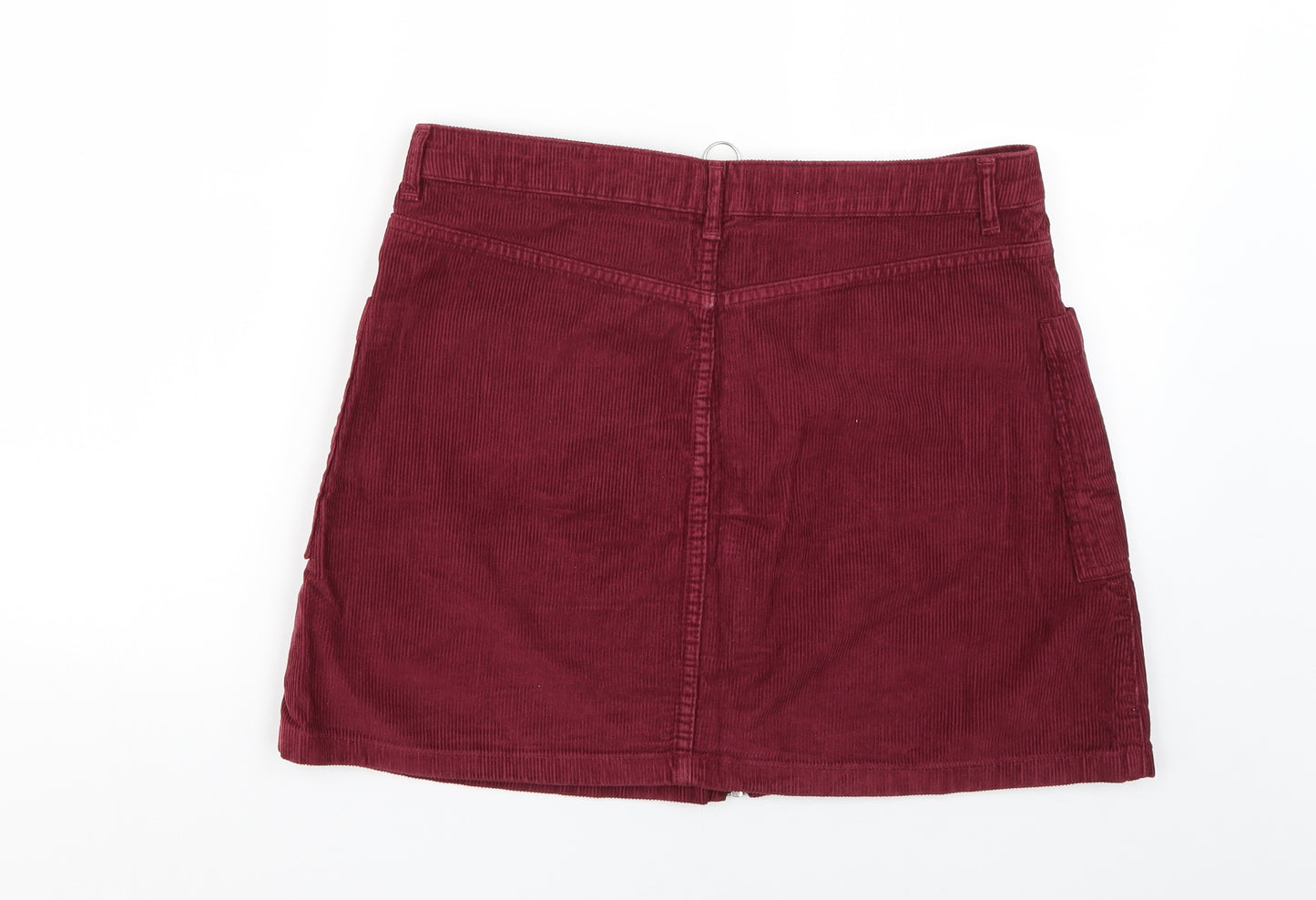Topshop Womens Red   Mini Skirt Size 14