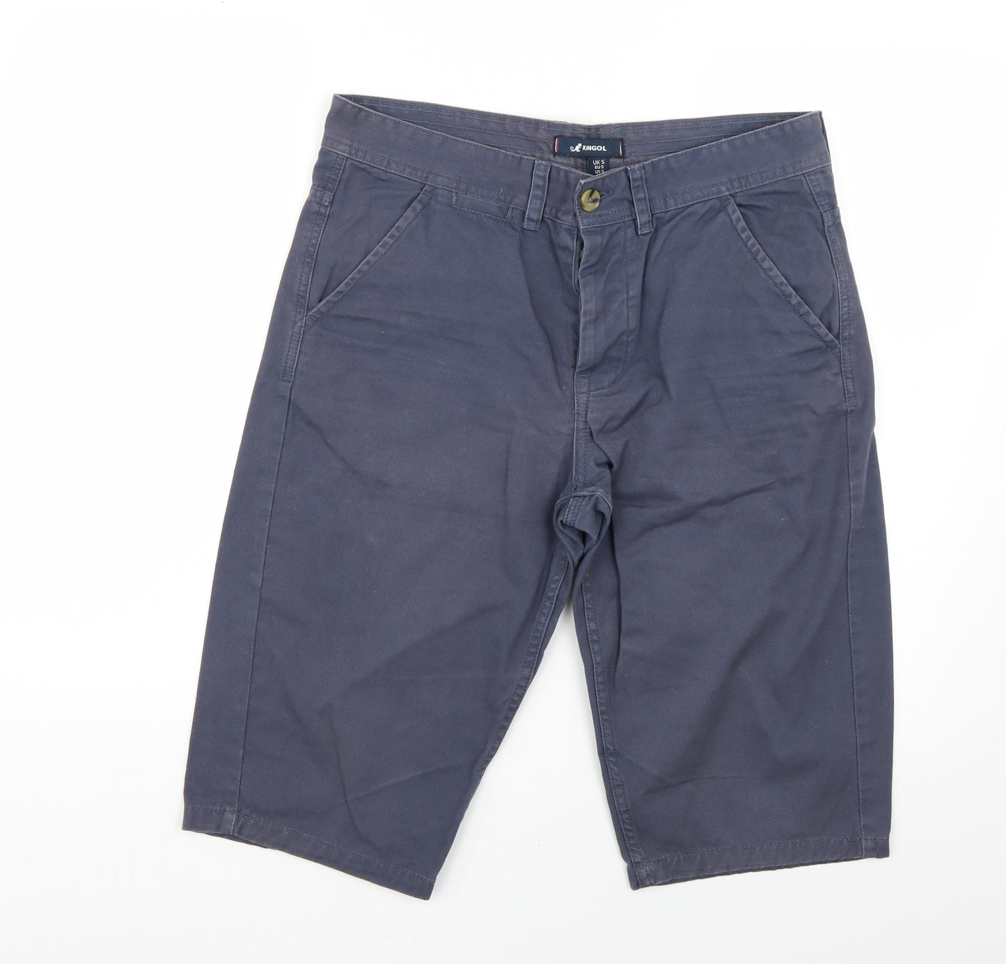 Kangol Mens Blue   Chino Shorts Size S