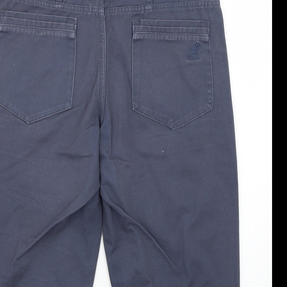 Kangol Mens Blue   Chino Shorts Size S