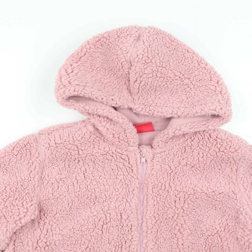 Lily & Dan Girls Pink   Basic Jacket Jacket Size 11-12 Years