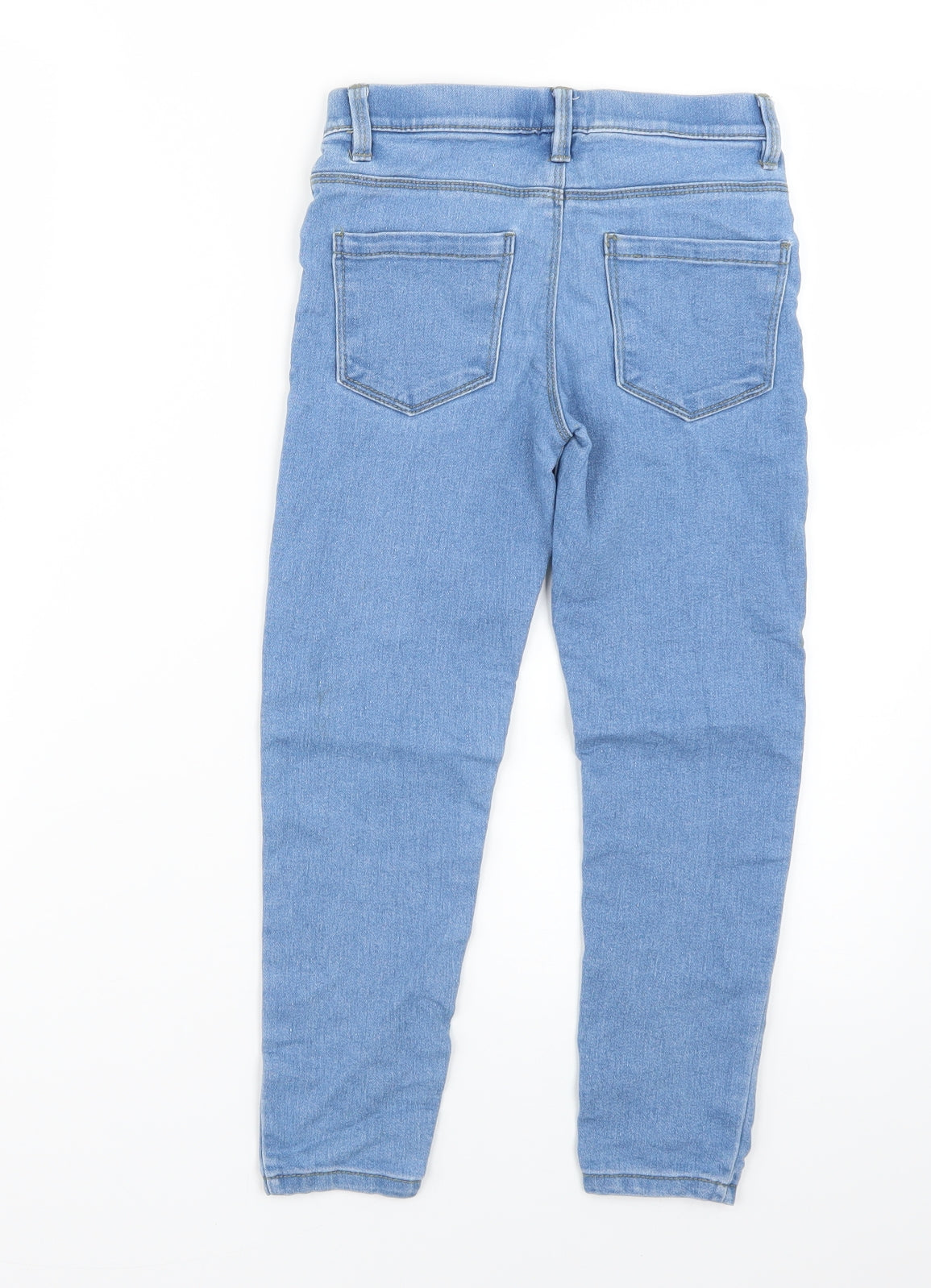 Denim & Co. Girls Blue   Jegging Jeans Size 6-7 Years